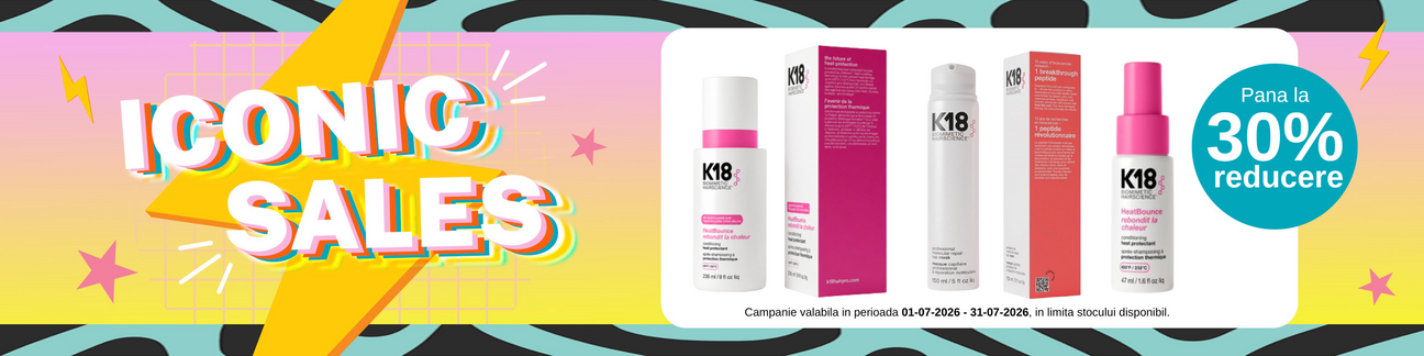 Promotie cu pana la 30% reducere la K18 - Iconic Sales