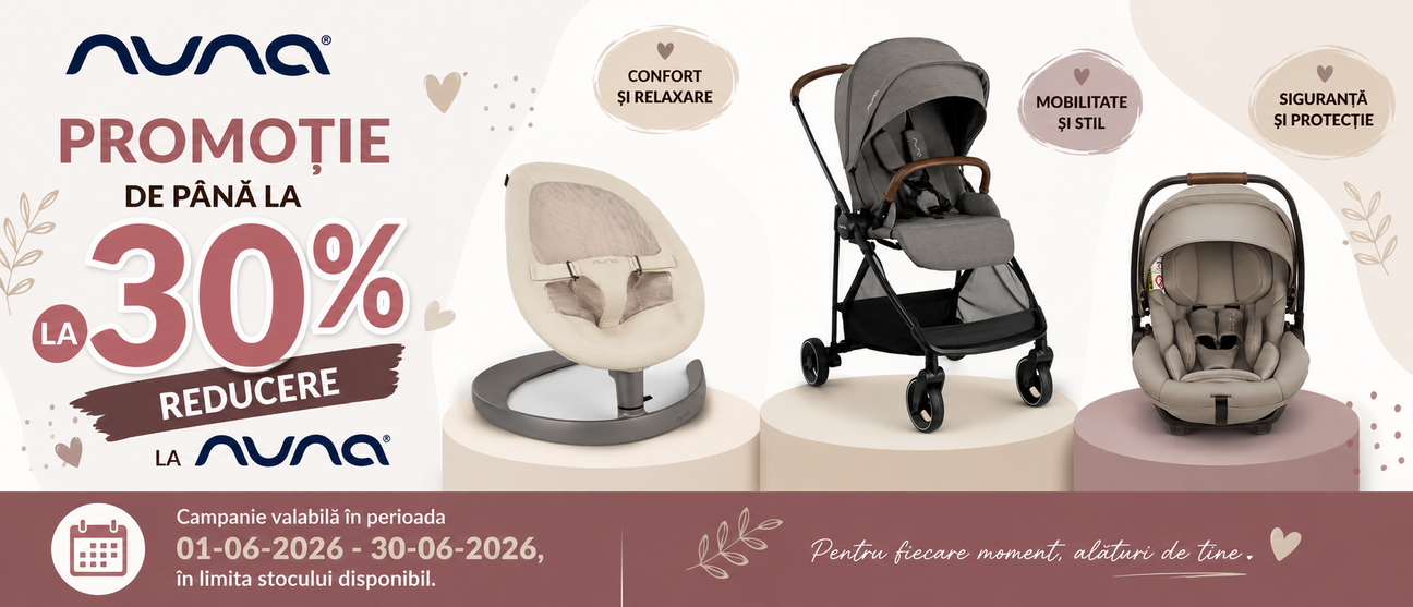 Promotie cu pana la 30% reducere la Nuna