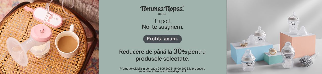 Promotie cu pana la 30% reducere la Tommee Tippee
