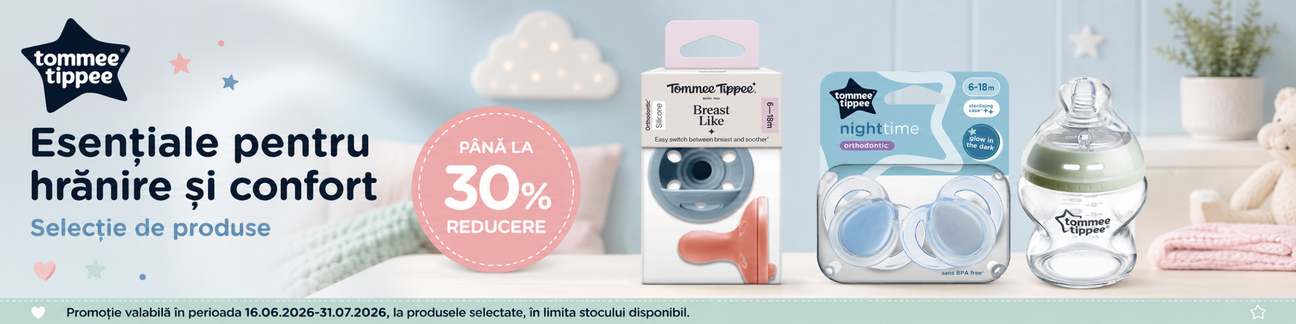 Promotie cu pana la 30% reducere la Tommee Tippee