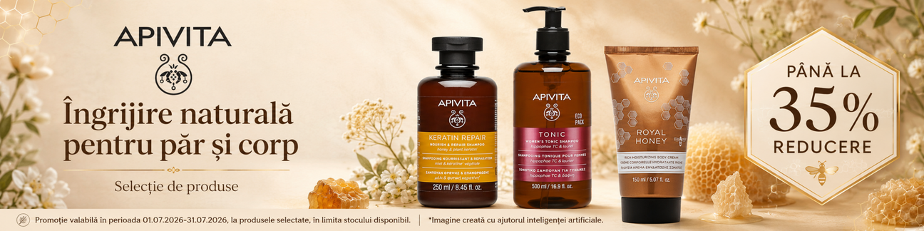 Promotie cu pana la 35% reducere la Apivita