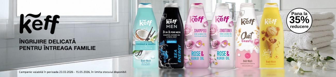 Promotie cu pana la 35% reducere la Keff