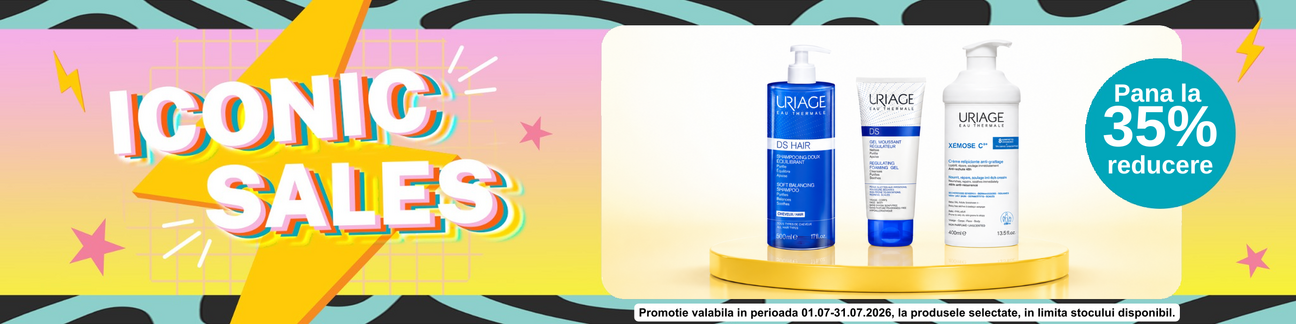 Promotie cu pana la 35% reducere la Uriage - Iconic Sales