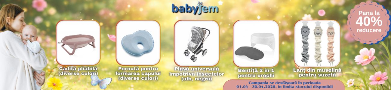 Promotie cu pana la 40% reducere la Baby Jem