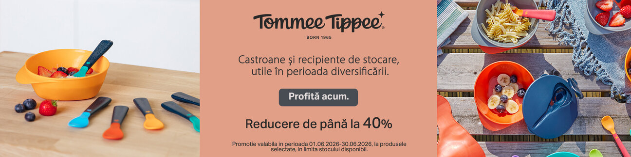 Promotie cu pana la 40% reducere la Tommee Tippee