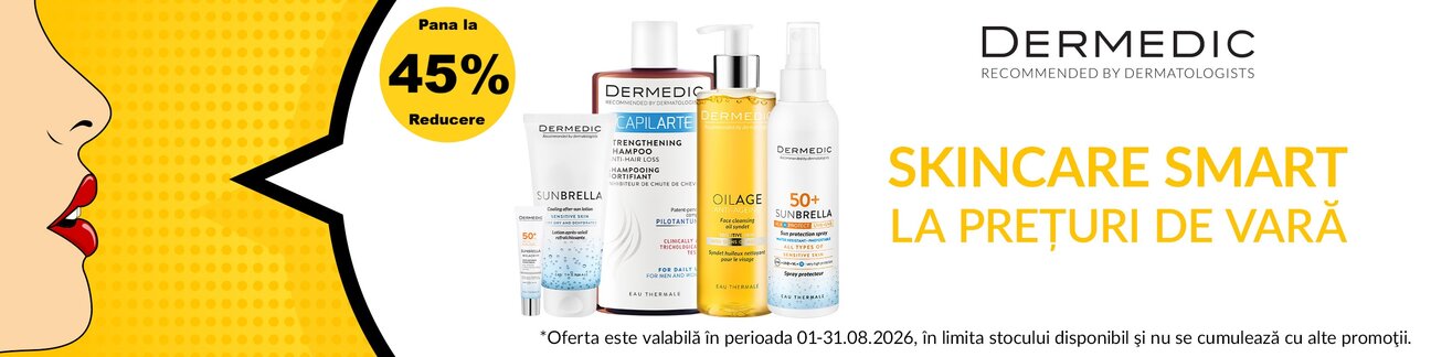 Promotie cu pana la 45% reducere la Dermedic