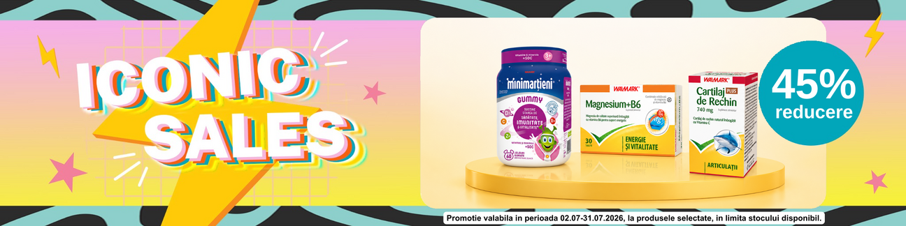 Promotie cu pana la 45% reducere la Walmark - Iconic Sales