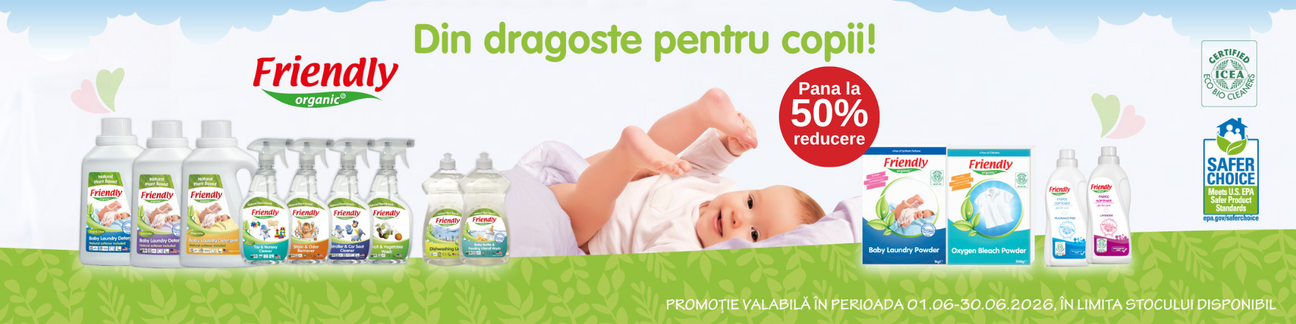 Promotie cu pana la 50% reducere la Friendly