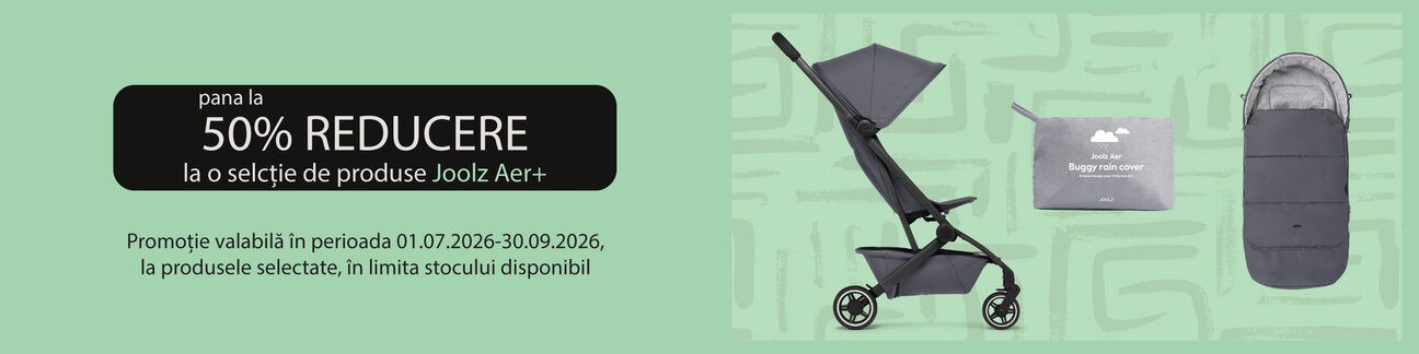 Promotie cu pana la 50% reducere la Joolz