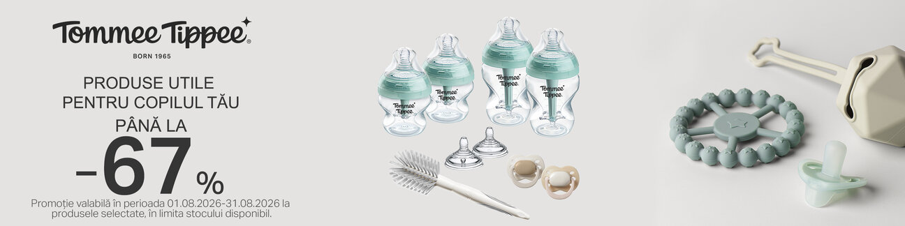 Promotie cu pana la 67% reducere la Tommee Tippee