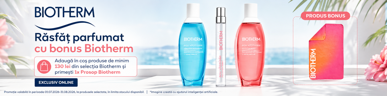 Promotie cu produs bonus la Biotherm