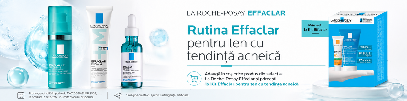 Promotie cu produs bonus la La Roche Posay Effaclar