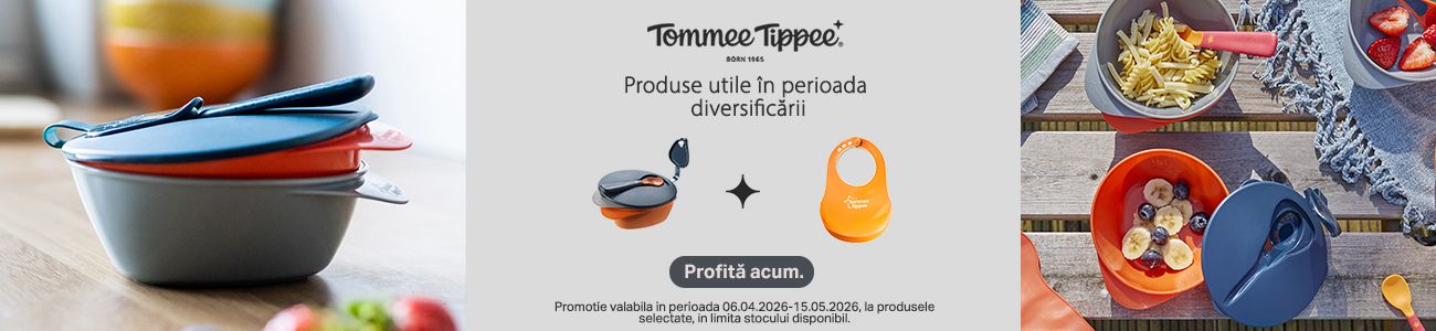 Promotie cu produs bonus la Tommee Tippee