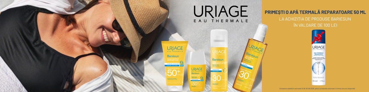Promotie cu produs bonus la Uriage Bariesun