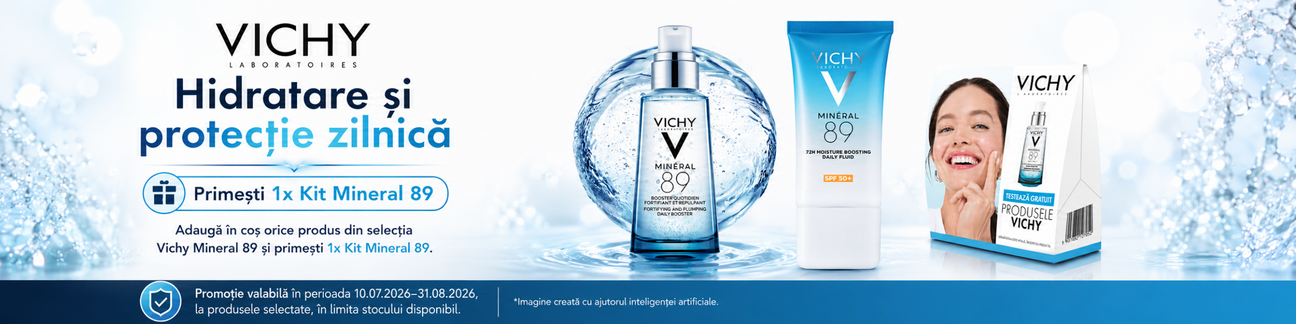 Promotie cu produs bonus la Vichy Minera 89