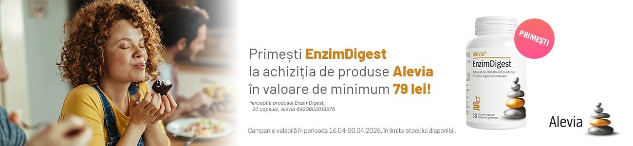 Promotie cu produs promotional Alevia