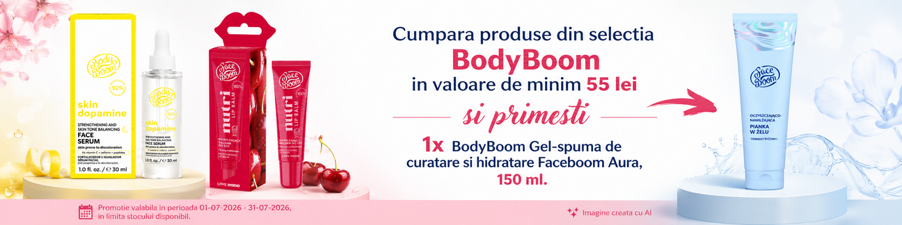 Promotie cu produs promotional BodyBoom