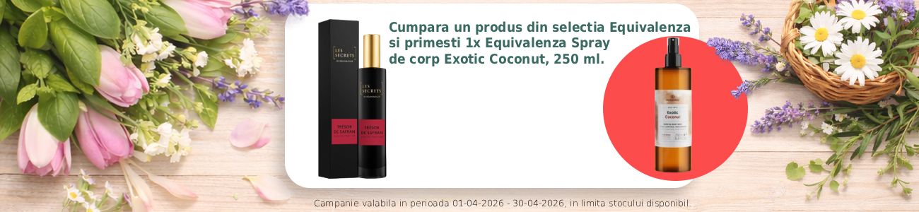 Promotie cu produs promotional Equivalenza