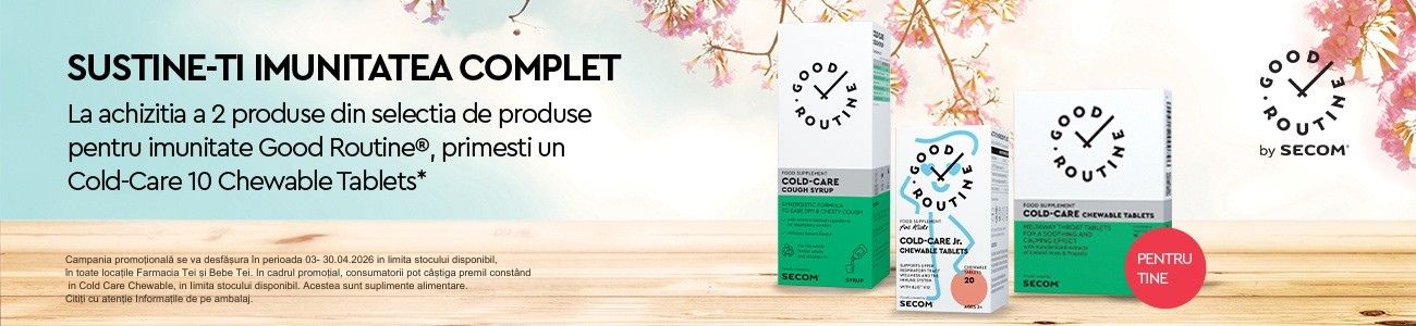 Promotie cu produs promotional Good Routine