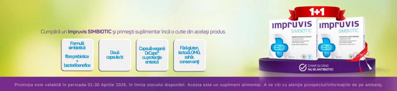 Promotie cu produs promotional Impruvis Simbiotic