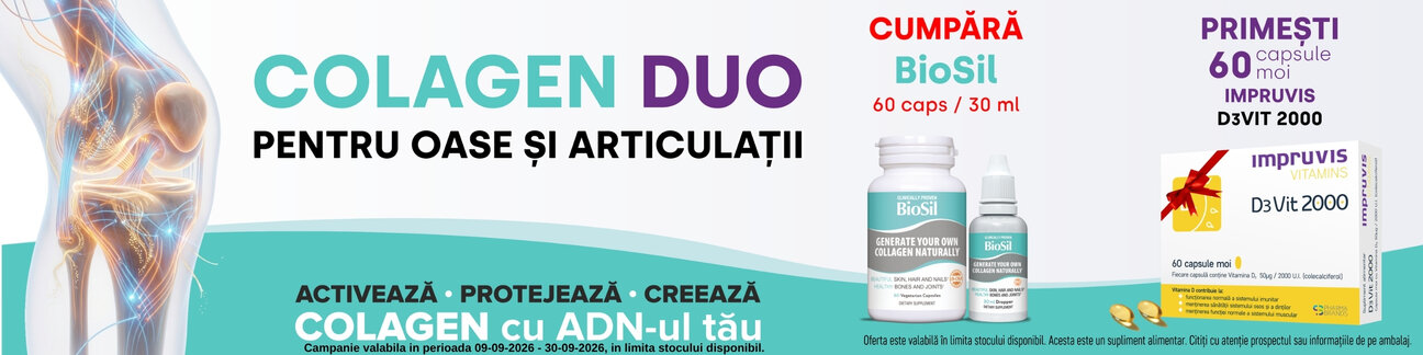 Promotie cu produs promotional la Biosil