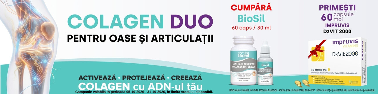 Promotie cu produs promotional la Biosil
