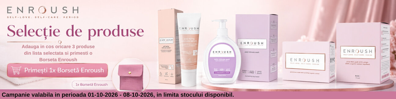 Promotie cu produs promotional la Enroush