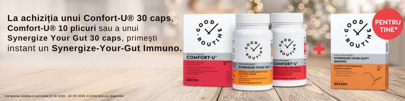 Promotie cu produs promotional la Good Routine