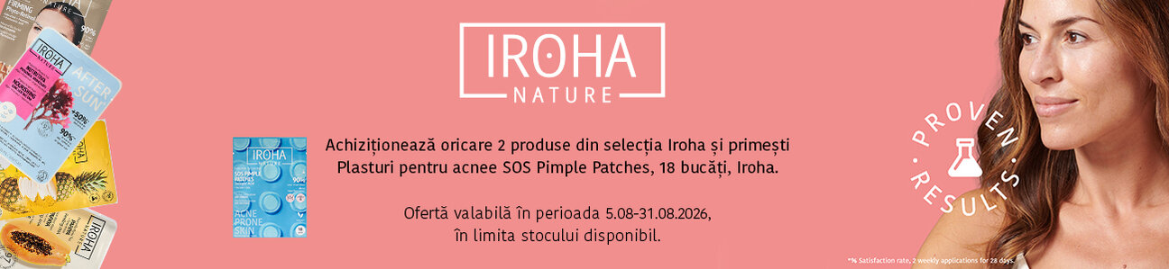 Promotie cu produs promotional la Iroha