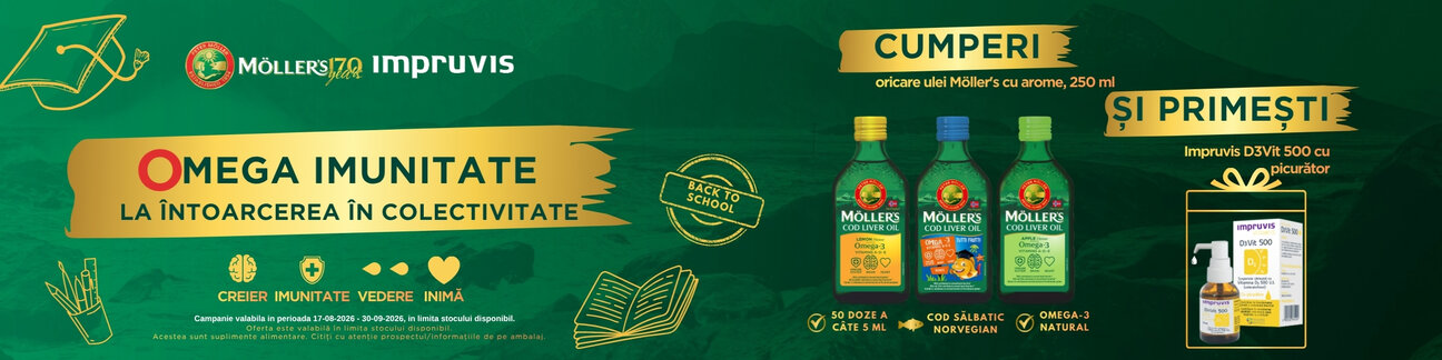 Promotie cu produs promotional la Moller's - Back to Shool