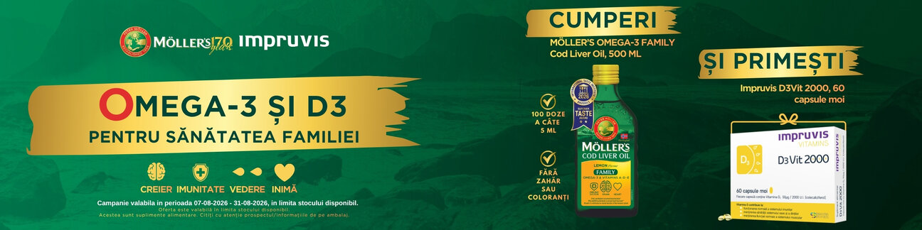 Promotie cu produs promotional la Moller's