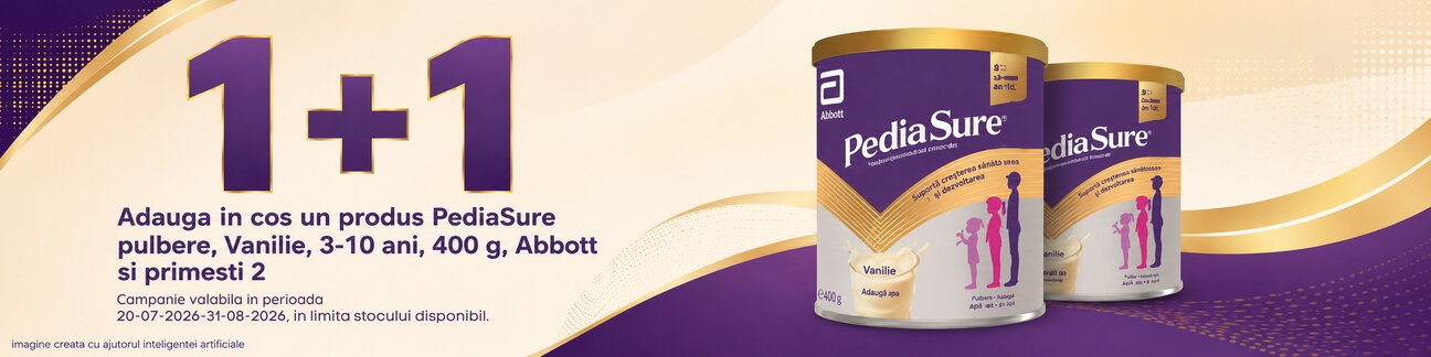 Promotie cu produs promotional la Pediasure