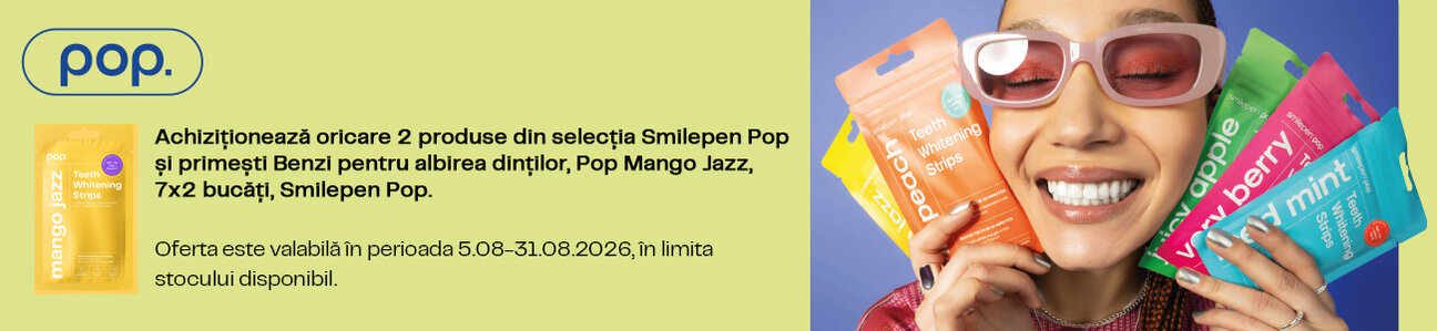 Promotie cu produs promotional la Smile Pen pop