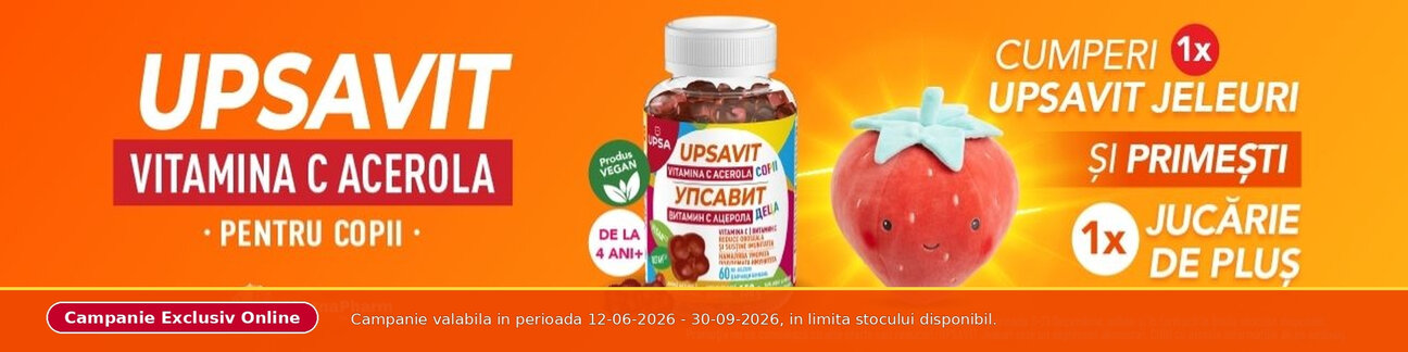 Promotie cu produs promotional la Upsavit