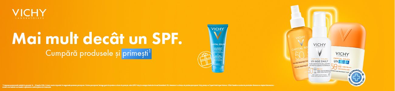 Promotie cu produs promotional la Vichy