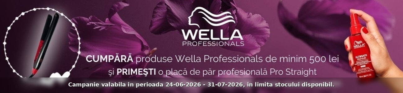 Promotie cu produs promotional la Wella
