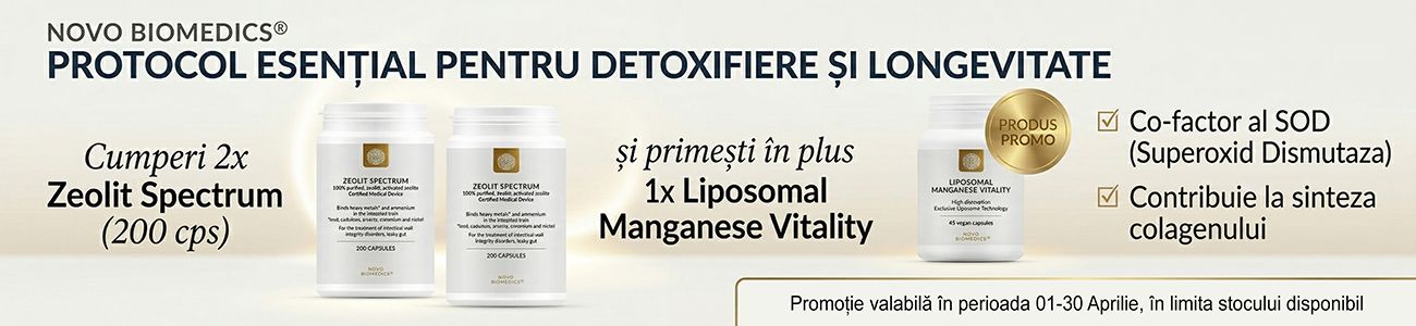 Promotie cu produs promotional la Zeolit Spectrum - Novo Biomedics