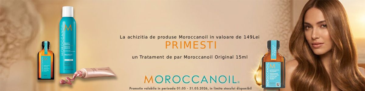 Promotie cu produs promotional Moroccanoil Tratament pentru toate tipurile de par 15 ml