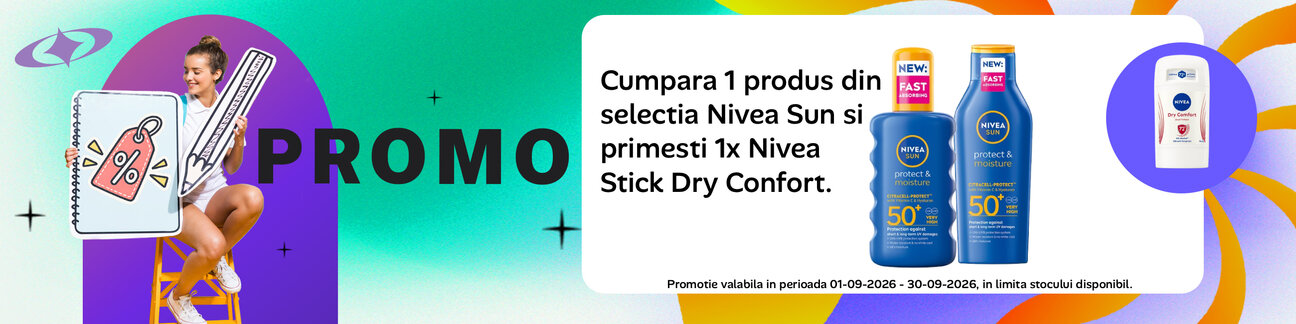 Promotie cu produs promotional Nivea