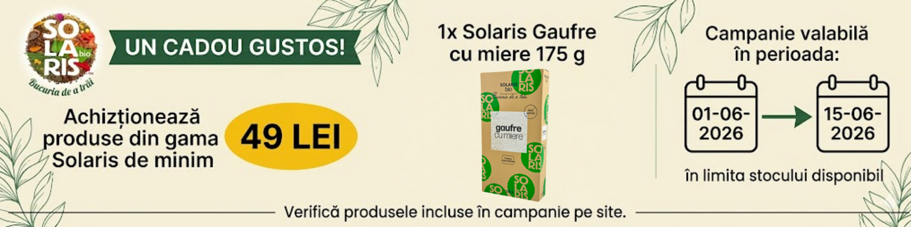 Promotie cu produs promotional Solaris