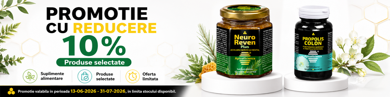 Promotie cu reducere 10% la Apicol Science