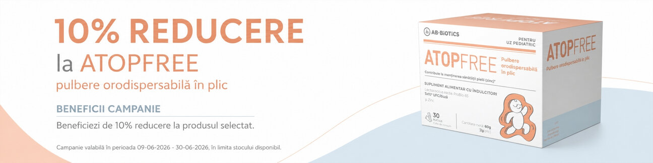 Promotie cu reducere 10% la Atopfree