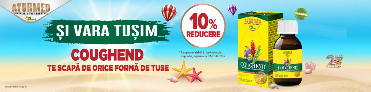 Promotie cu reducere 10% la Ayurmed