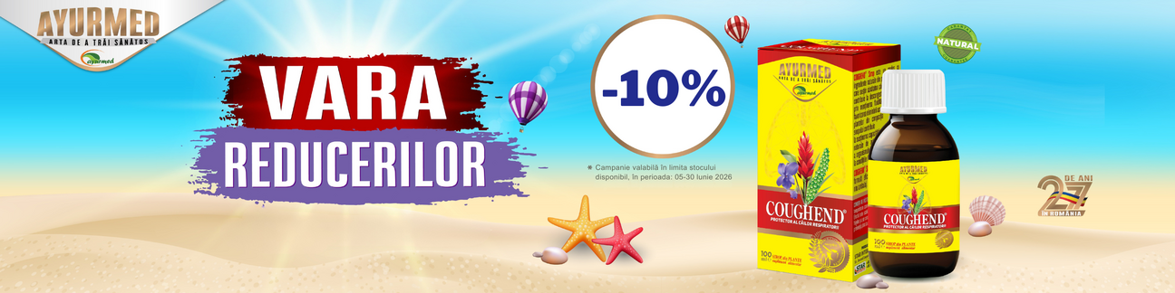 Promotie cu reducere 10% la Ayurmed