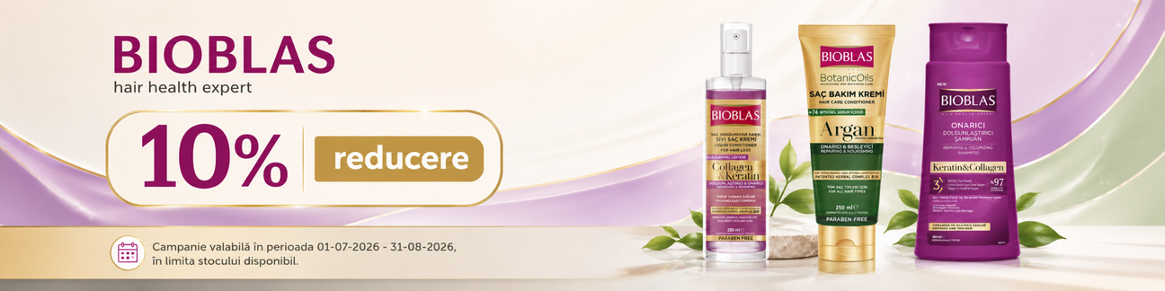 Promotie cu reducere 10% la Bioblas