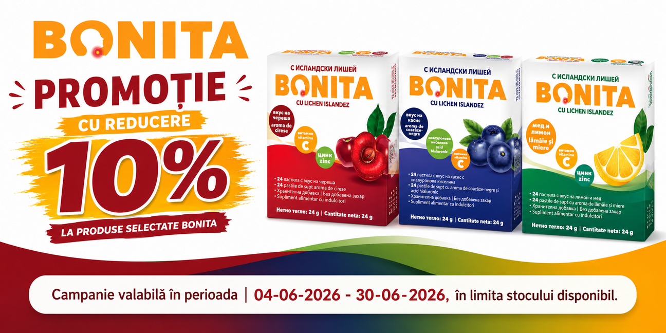 Promotie cu reducere 10% la Bonita