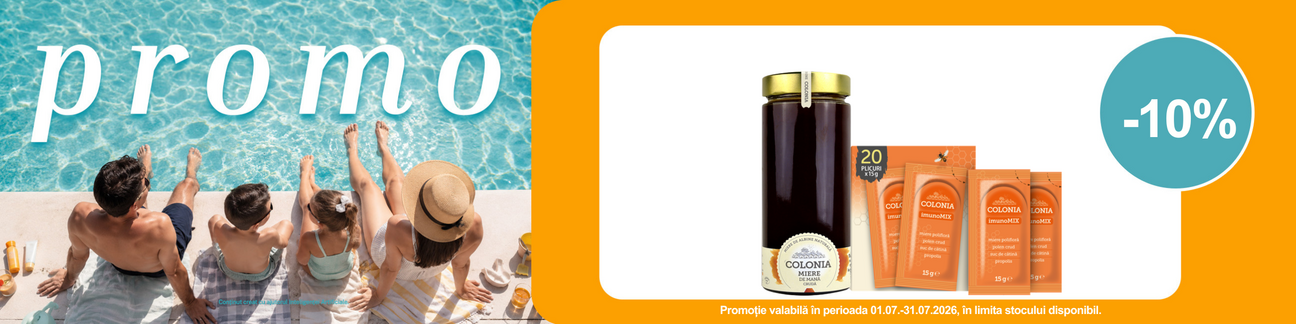 Promotie cu reducere 10% la Colonia