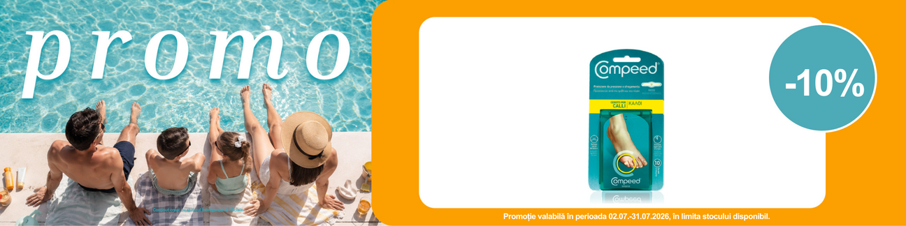 Promotie cu reducere 10% la Compeed