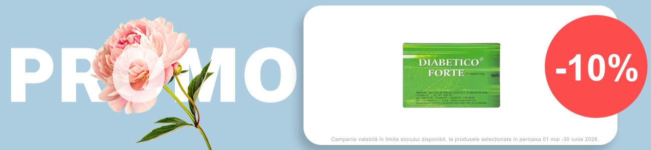 Promotie cu reducere 10% la Diabetico