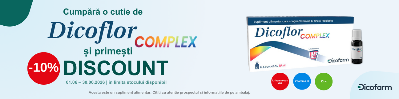 Promotie cu reducere 10% la Dicofarm